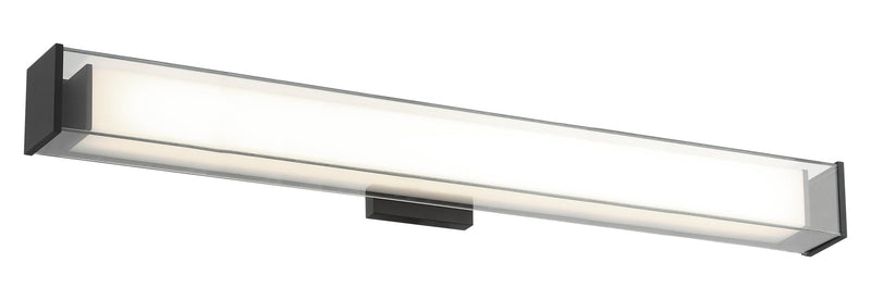 Cardenne 31.5" 2-Light LED Bath Vanity Light in Matte Black
