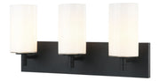 Candela 3-Light Bath Vanity Light in Matte Black