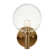 Cosmo Bath Sconce in Aged Gold Brass