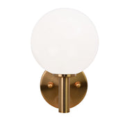 Cosmo Bath Sconce in Aged Gold Brass