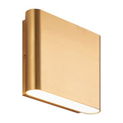 Beckett 6" Outdoor Wall Sconce in Aged Gold Brass