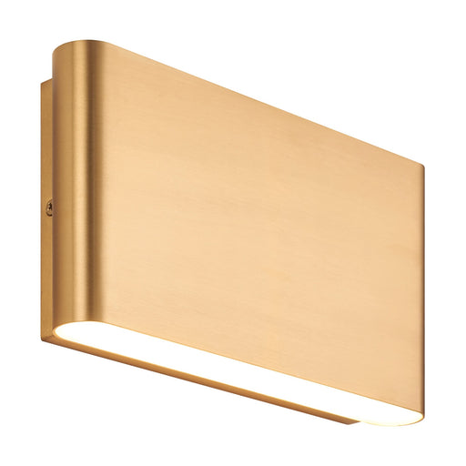 Beckett 9" Outdoor Wall Sconce in Aged Gold Brass