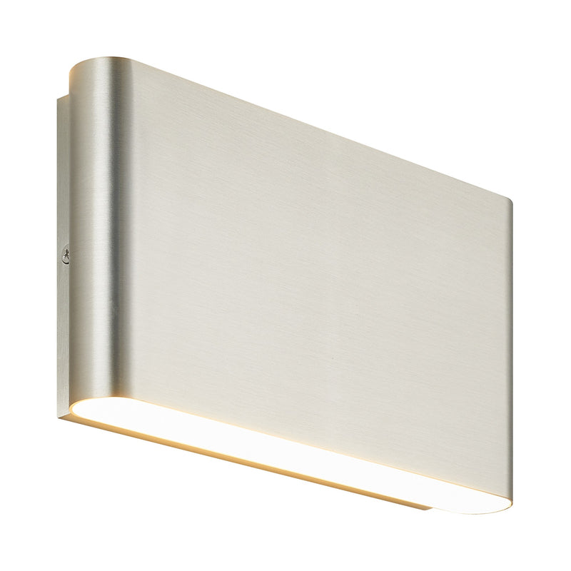 Beckett 9" Outdoor Wall Sconce in Brushed Nickel