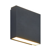 Weston 2-Light 5.5" LED Outdoor Wall Sconce in Matte Black