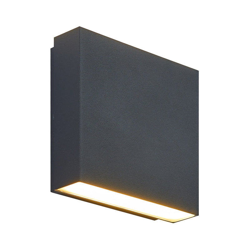 Weston 2-Light 5.5" LED Outdoor Wall Sconce in Matte Black