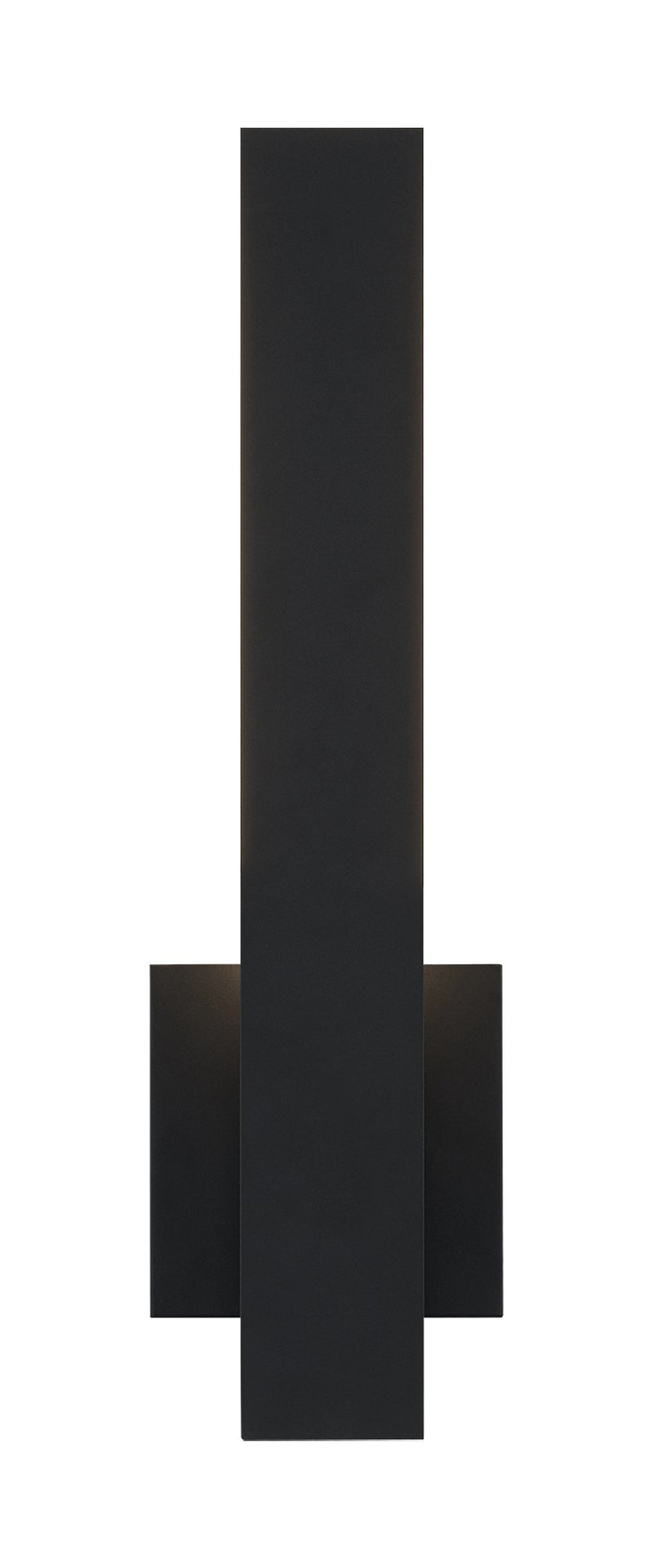Zayden 18" LED Outdoor Wall Sconce in Matte Black