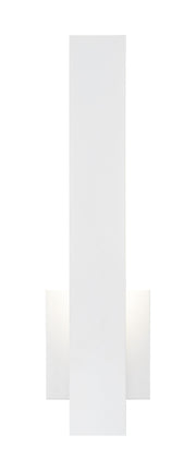 Zayden 18" LED Outdoor Wall Sconce in Matte White