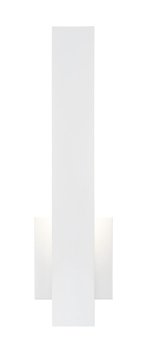 Zayden 18" LED Outdoor Wall Sconce in Matte White