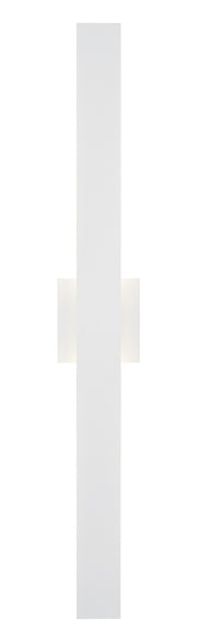 Zayden 2-Light 34" LED Outdoor Wall Sconce in Matte White