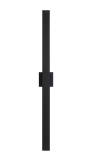 Zayden 2-Light 48" LED Outdoor Wall Sconce in Matte Black