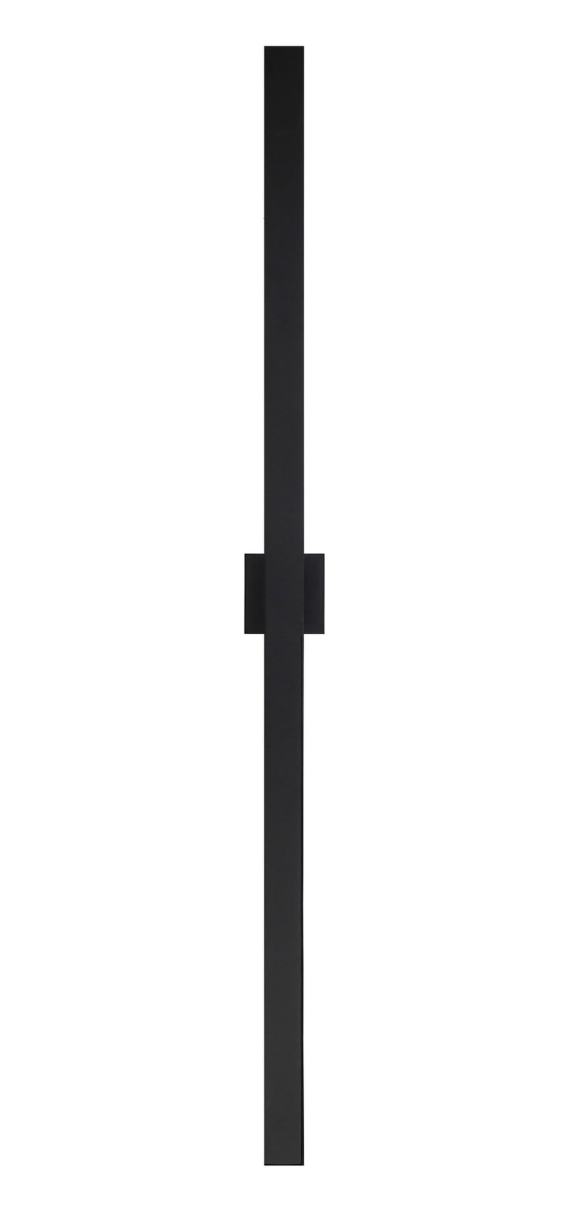 Zayden 4-Light 72" LED Outdoor Wall Sconce in Matte Black