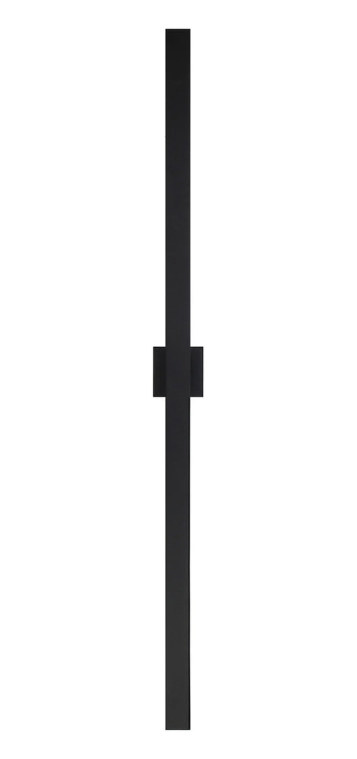Zayden 4-Light 72" LED Outdoor Wall Sconce in Matte Black