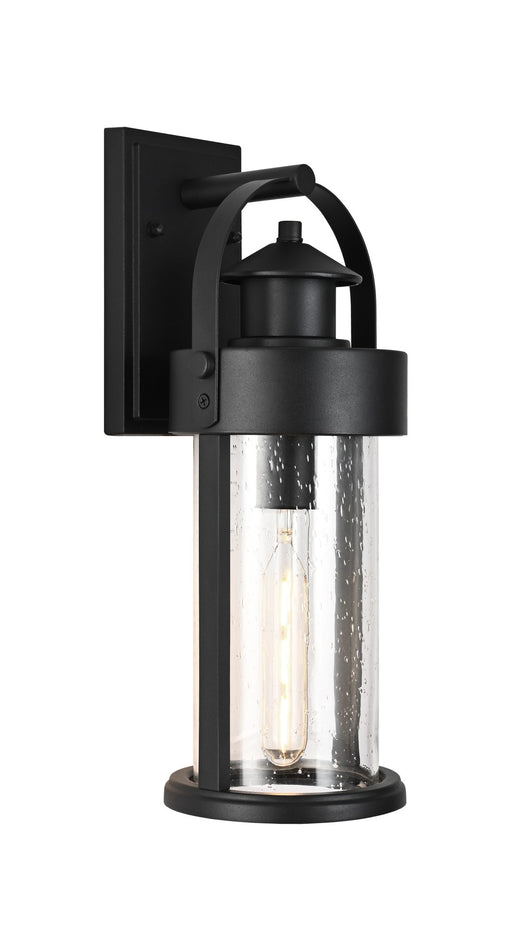Sophia Small Outdoor Wall Lantern in Matte Black