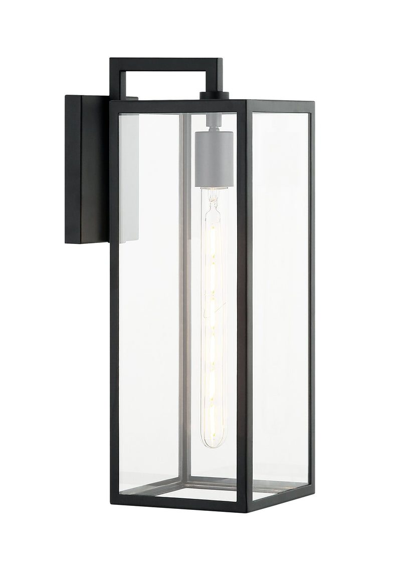 Camber 6" Outdoor Wall Lantern in Matte Black