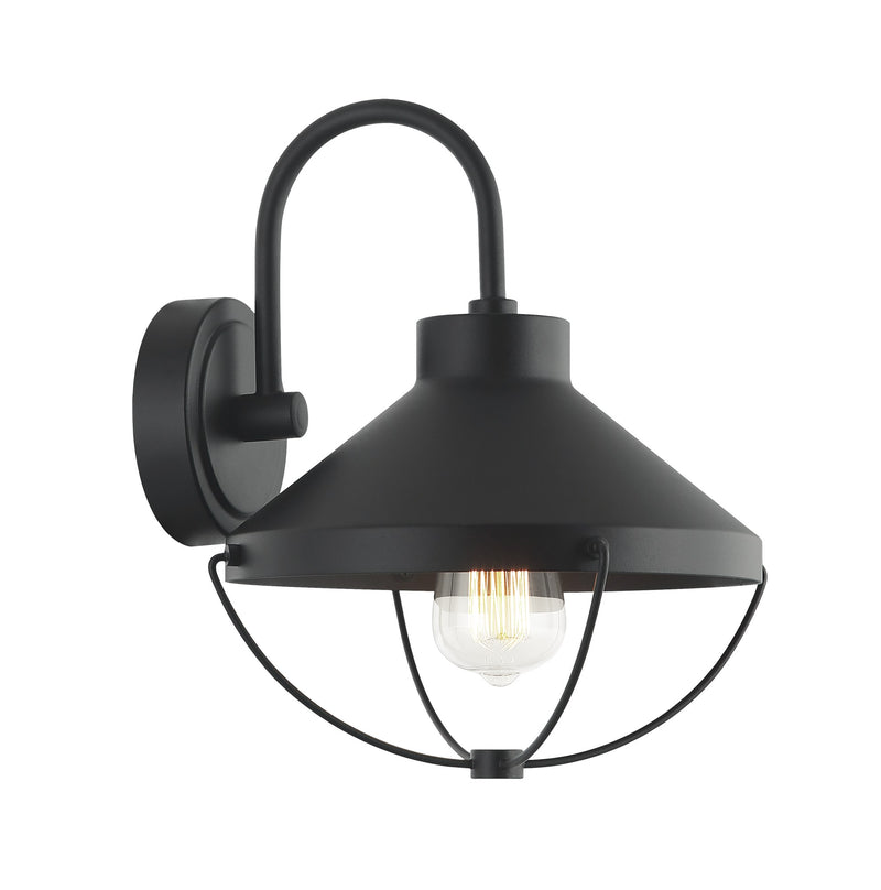 Fable 11" Outdoor Wall Sconce in Matte Black