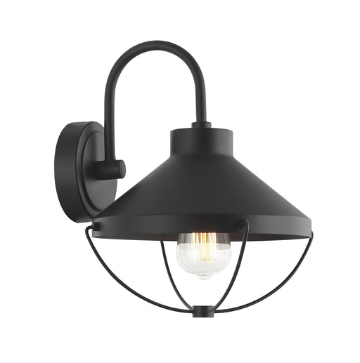 Fable 11" Outdoor Wall Sconce in Matte Black