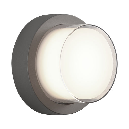 Syvana 7" LED Outdoor Wall Sconce in Grey