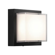 Syvana 6" LED Outdoor Wall Sconce in Matte Black