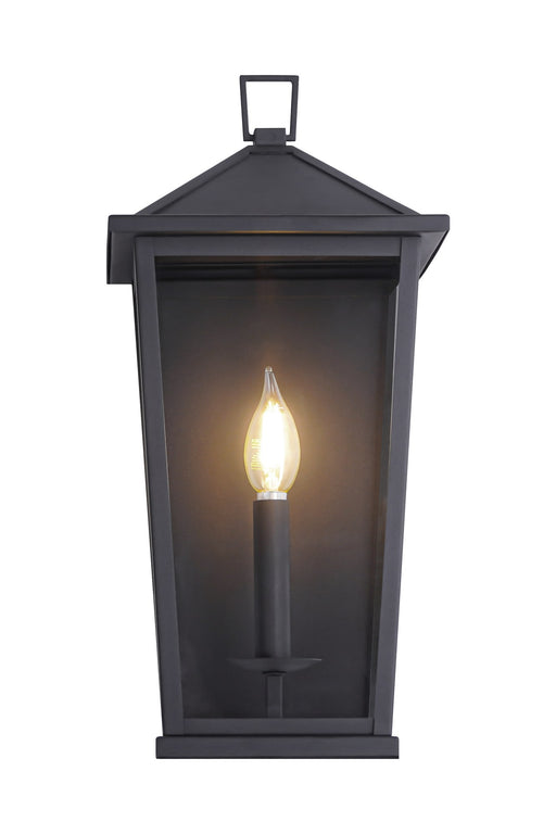 Ingress Outdoor Wall Lantern in Matte Black