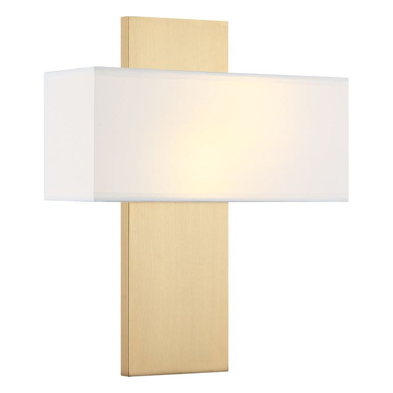 Stafford 11" 2-Light Wall Sconce in Aged Gold Brass