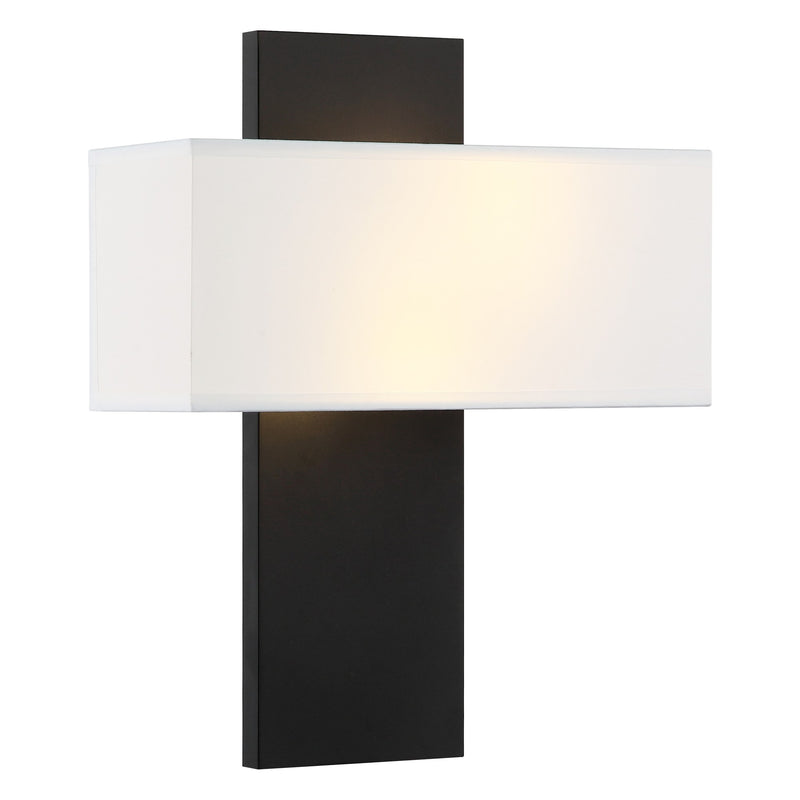 Stafford 11" 2-Light Wall Sconce in Matte Black