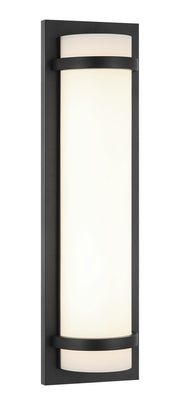Brampton Large Bath Sconce in Matte Black