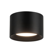 Uma 5" Semi-Flush Mount in Black