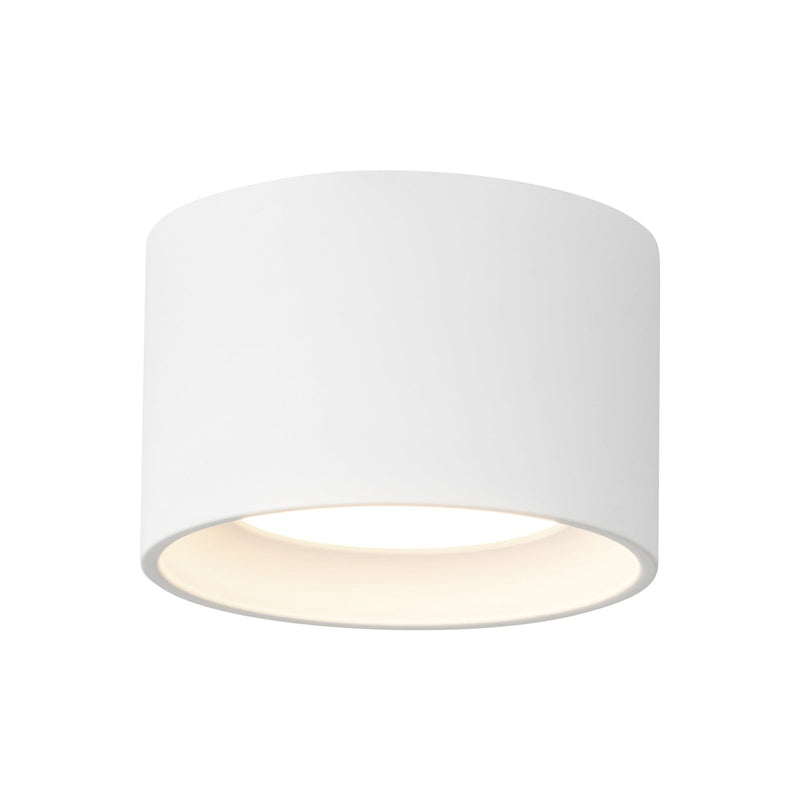 Uma 5" Semi-Flush Mount in White