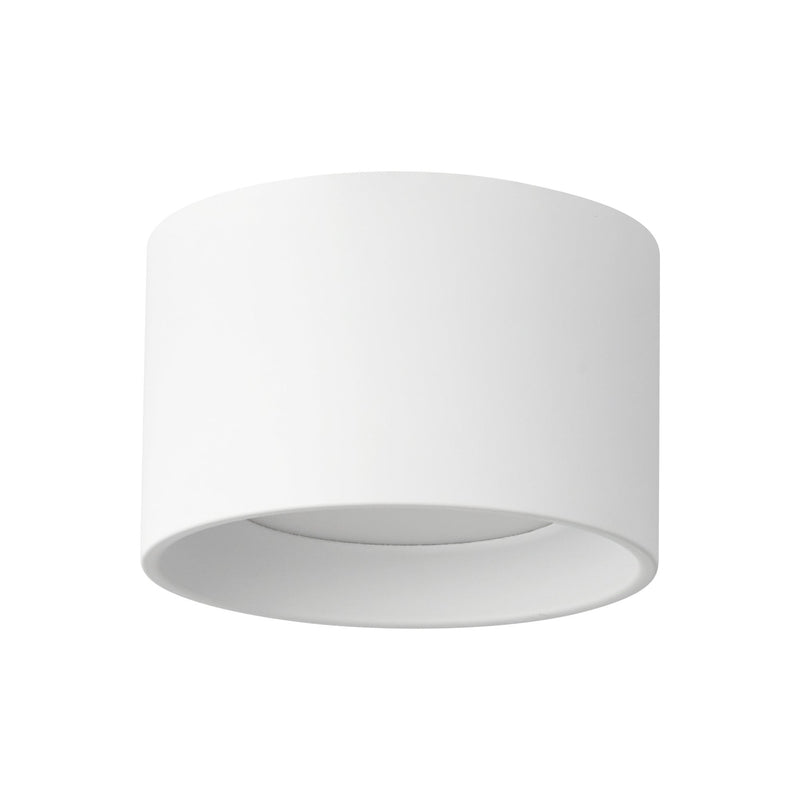 Uma 5" Semi-Flush Mount in White
