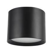 Uma 9" Semi-Flush Mount in Black