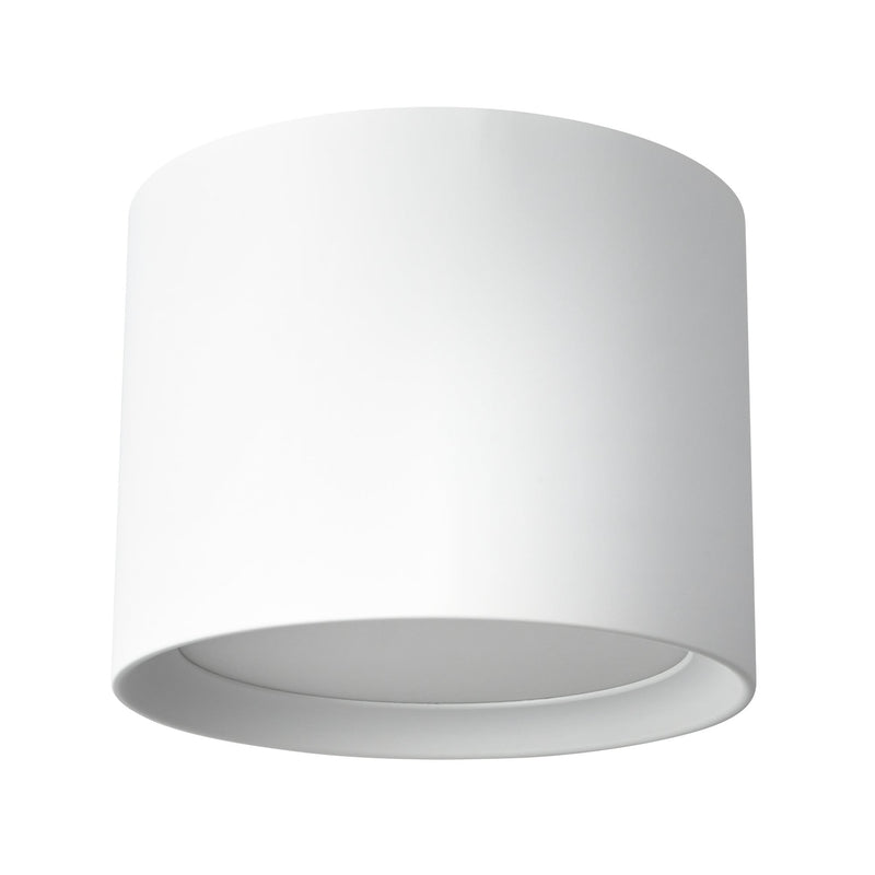Uma 9" Semi-Flush Mount in White