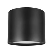 Uma 12" Semi-Flush Mount in Black
