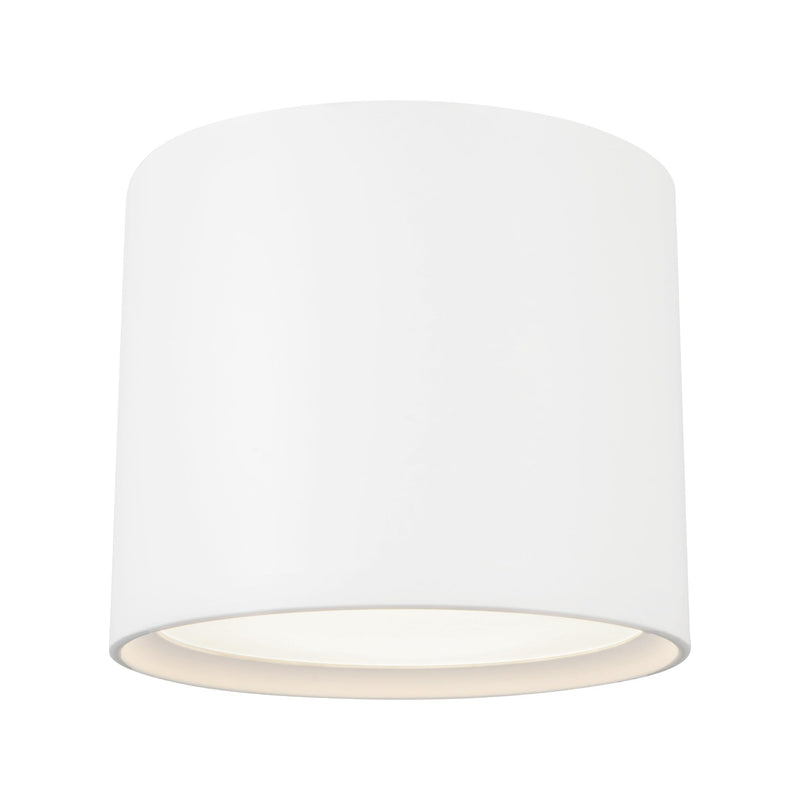Uma 12" Semi-Flush Mount in White