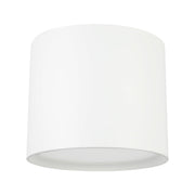 Uma 12" Semi-Flush Mount in White