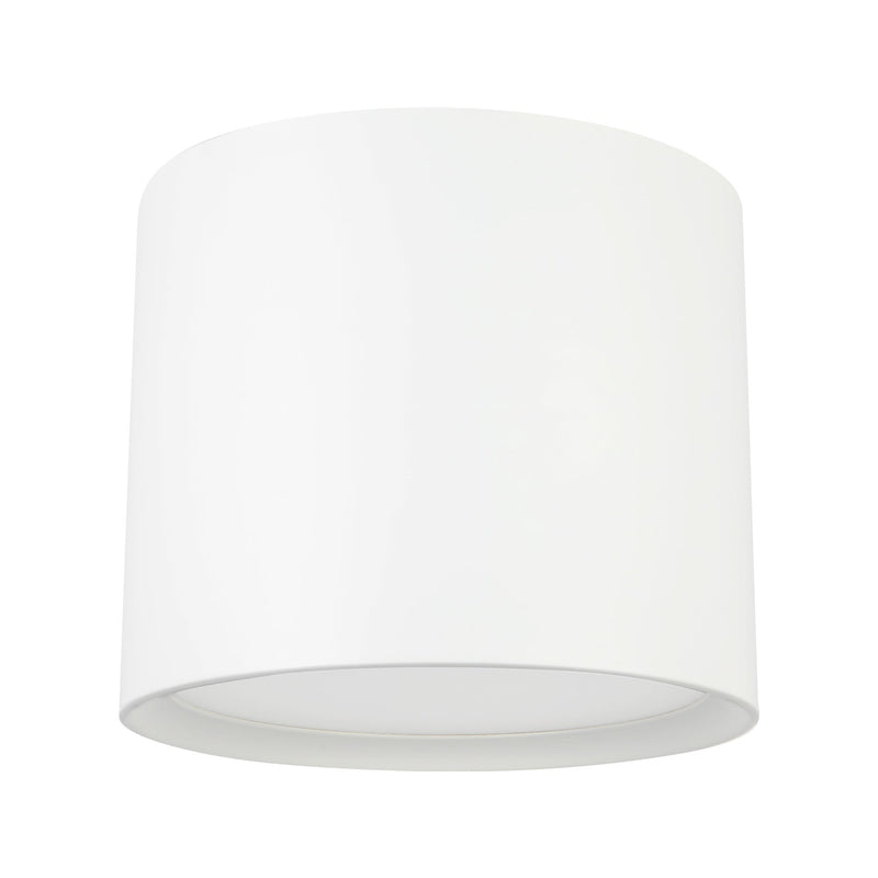 Uma 12" Semi-Flush Mount in White