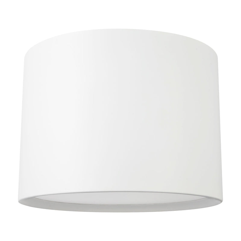 Uma 15" Semi-Flush Mount in White