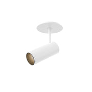Downey 2" Semi-Flush Mount, 2.4" Diameter in White