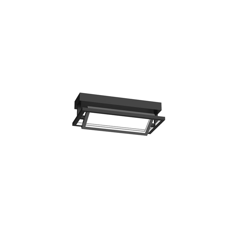 Mondrian 15" Wall / Ceiling Light in Black