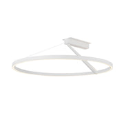 Roda 31" Semi-Flush Mount in White