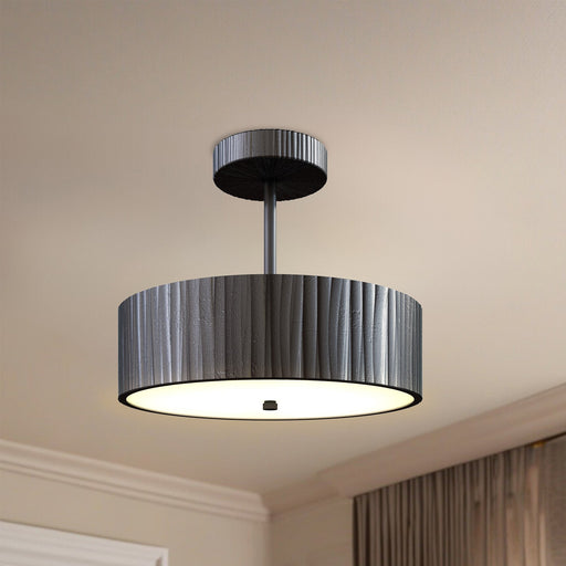 Kensington 12" Semi-Flush Mount in Urban Bronze