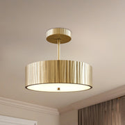 Kensington 12" Semi-Flush Mount in Vintage Brass