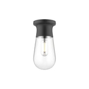 Marcel 5" Semi-Flush Mount in Matte Black