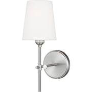 Baker Bath Sconce in Brushed Nickel