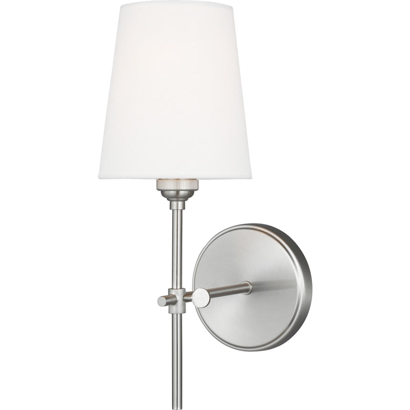 Baker Bath Sconce in Brushed Nickel
