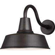 Barn Light Large Outdoor Wall Sconce in Antique Bronze