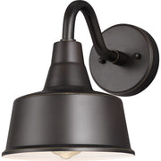 Barn Light Small Outdoor Wall Sconce in Antique Bronze