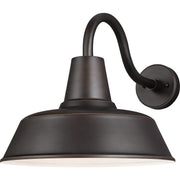 Barn Light Extra Large Outdoor Wall Sconce in Antique Bronze