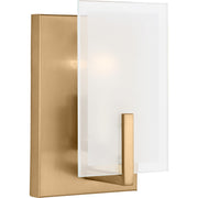 Syll Bath Sconce in Satin Brass
