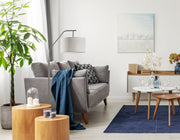 Max Arc Floor Lamp in Brushed Steel