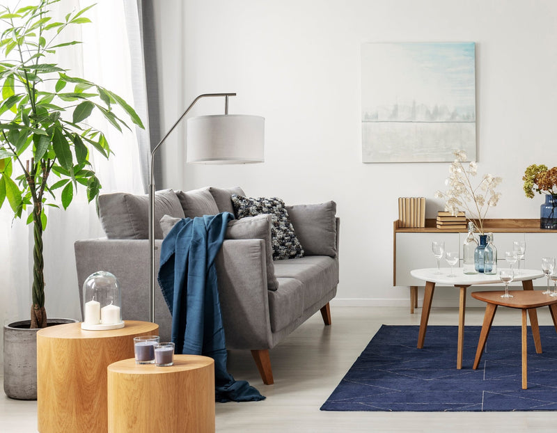 Max Arc Floor Lamp in Brushed Steel